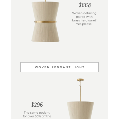 Look for Less: Wayfair Mercury Row Tribeca Statement Pendant vs Amazon Capital Lighting Cecilia Pendant Light