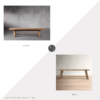 Daily Find: Arhaus Ming Jilin Pine Bench vs. Wayfair Birch Lane™ Bianca Wood Bench, rustic bench look for less, copycatchic luxe living for less, budget home decor and design, daily finds, home trends, sales, budget travel and room redos