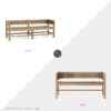 Daily Find: Pottery Barn Malibu Woven Bench vs. Target Elden Wood Bench With Woven Back, woven bench look for less, copycatchic luxe living for less, budget home decor and design, daily finds, home trends, sales, budget travel and room redos